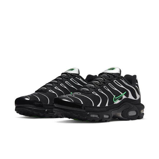 Nike Air Max Plus Black Silver Green Strike