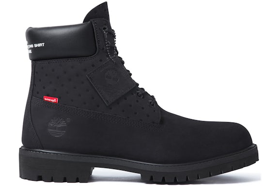 Timberland 6" Boot Supreme x Comme des Garcons Black