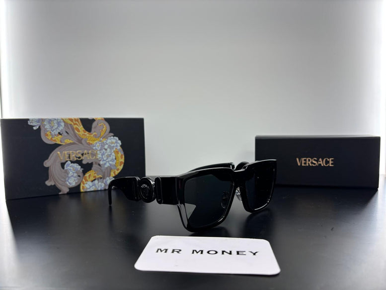 Versace GQ Smooth Black Sunglasses