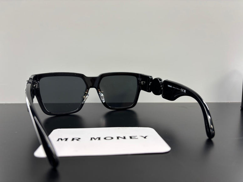 Versace GQ Smooth Black Sunglasses