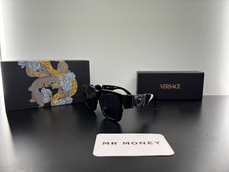 Versace GQ Smooth Black Sunglasses