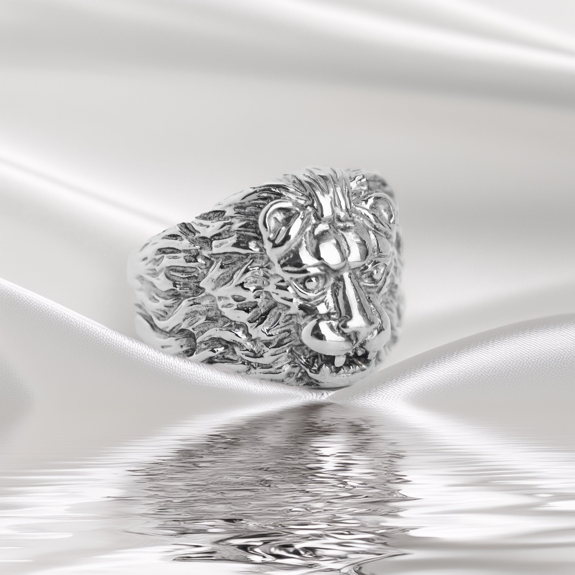 Sterling Silver Lion Mane Ring