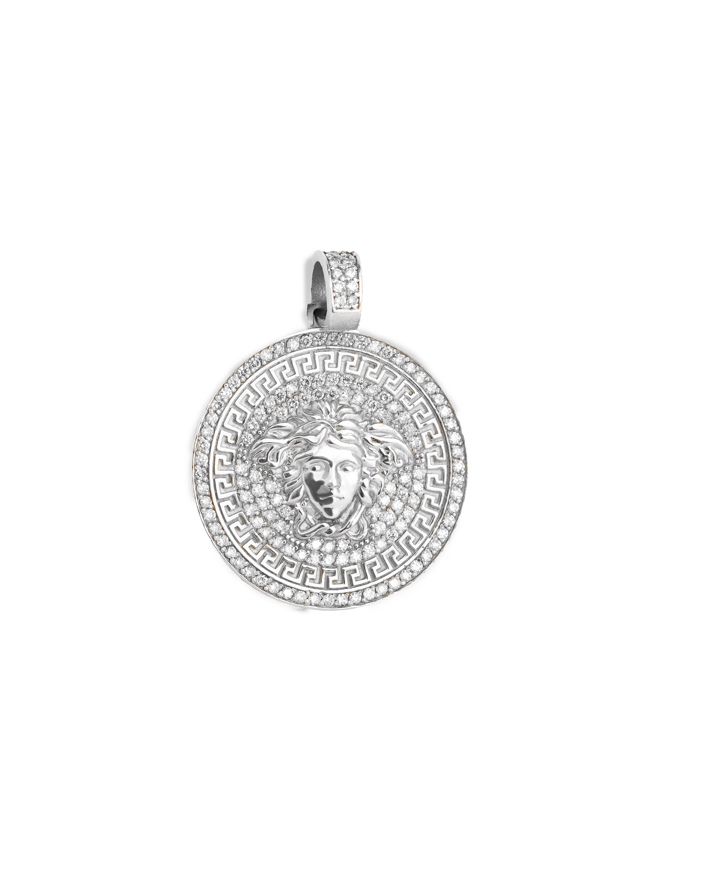 CZ Medusa (large) Pendant & Chain