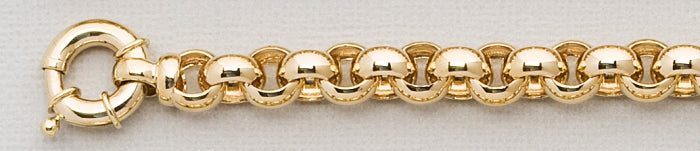 9ct Round belcher Bracelet