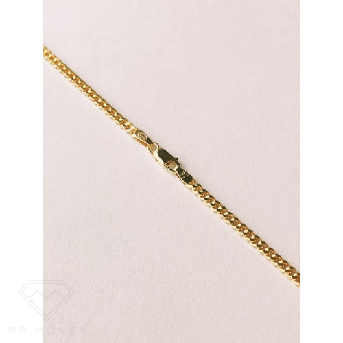 Curb Link 9Ct Gold Chain Necklace 3 50Cm 2.45W Necklaces