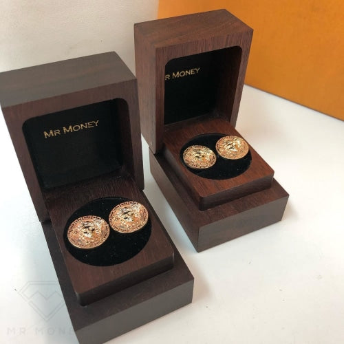 9Ct Gold Medusa Earrings