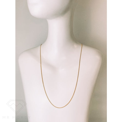 Curb Link 9Ct Gold Chain Necklaces