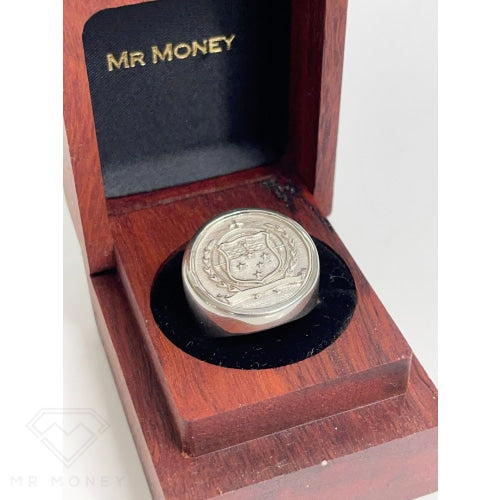 Samoan Shield Sterling Silver Ring Rings