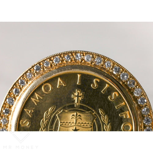 Samoan Coat Of Arms Diamond Ring Rings