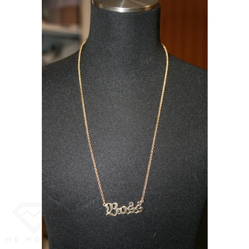 9Ct Gold Boss Necklace Necklaces
