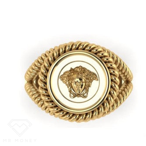 9Ct Gold Medusa Twist Womens Ring Rings