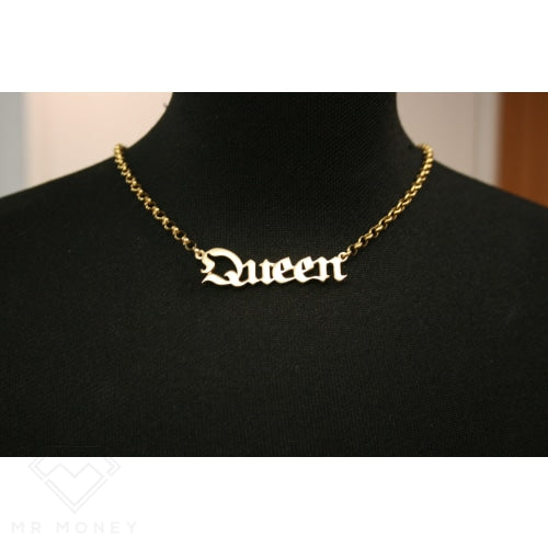 9Ct Gold Queen Necklace Necklaces