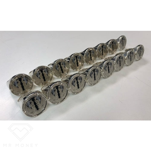 Sterling Silver Anzac Claw Setting Ring Rings