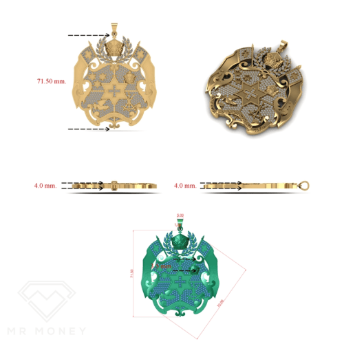 Mr Money Boss Tongan Pendant Charms & Pendants