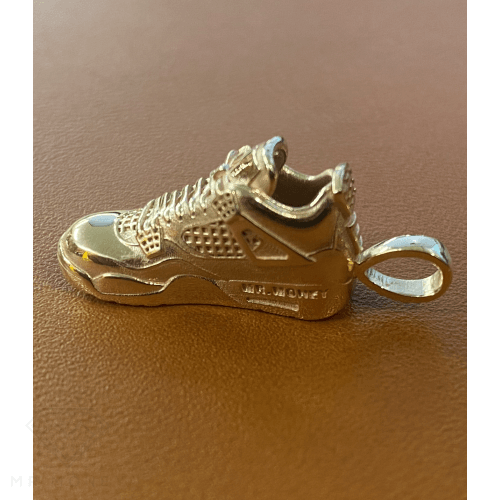 9Ct Gold Jordan 4 Shoe Pendant Pendant
