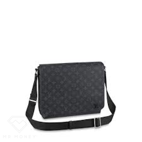 Louis Vuitton District mm Shoulder Messenger Bag(Black)
