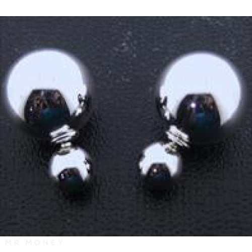 Silver Electroform Earrings 14 X 10Mm