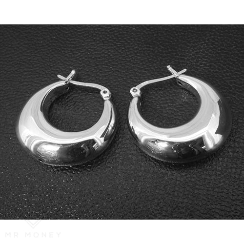 Silver Electroform Earrings 10 X 25 27Mm