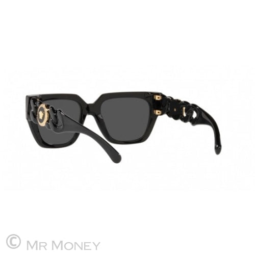 Versace Twist Link Black Sunglasses