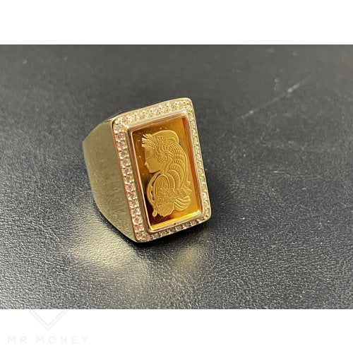 Pamp Bar Diamond Ring Rings