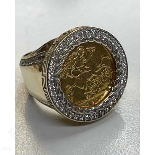 Sovereign ring on sale with diamonds