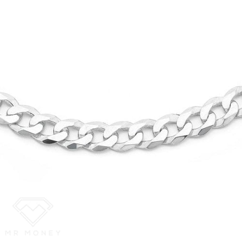 45Cm Curb Link Sterling Silver Necklaces