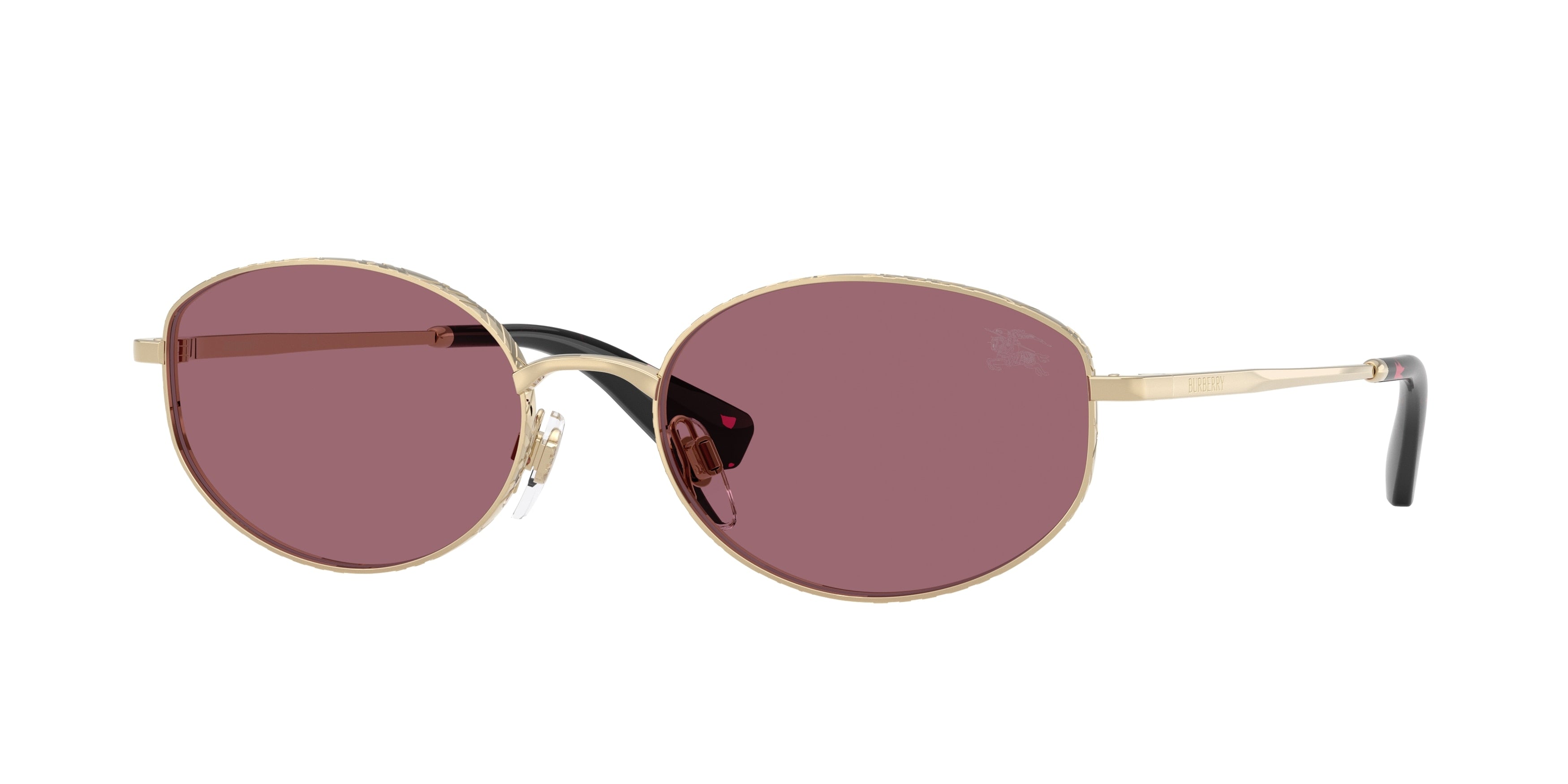 Burberry BE3169 Light Gold Violet sunglasses