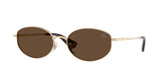 Light Gold - Dark brown
