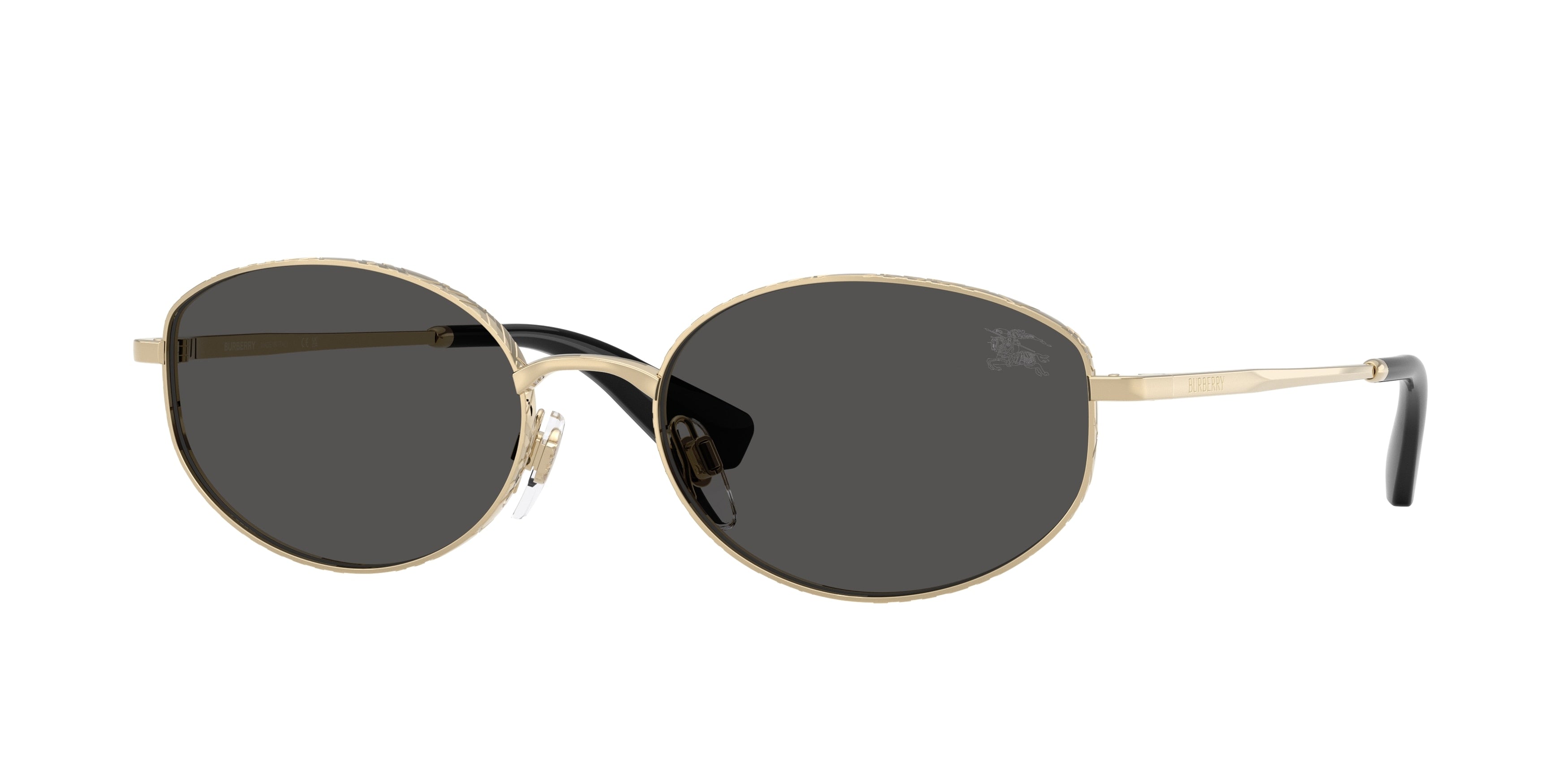 Burberry BE3169 Light Gold Dark grey sunglasses