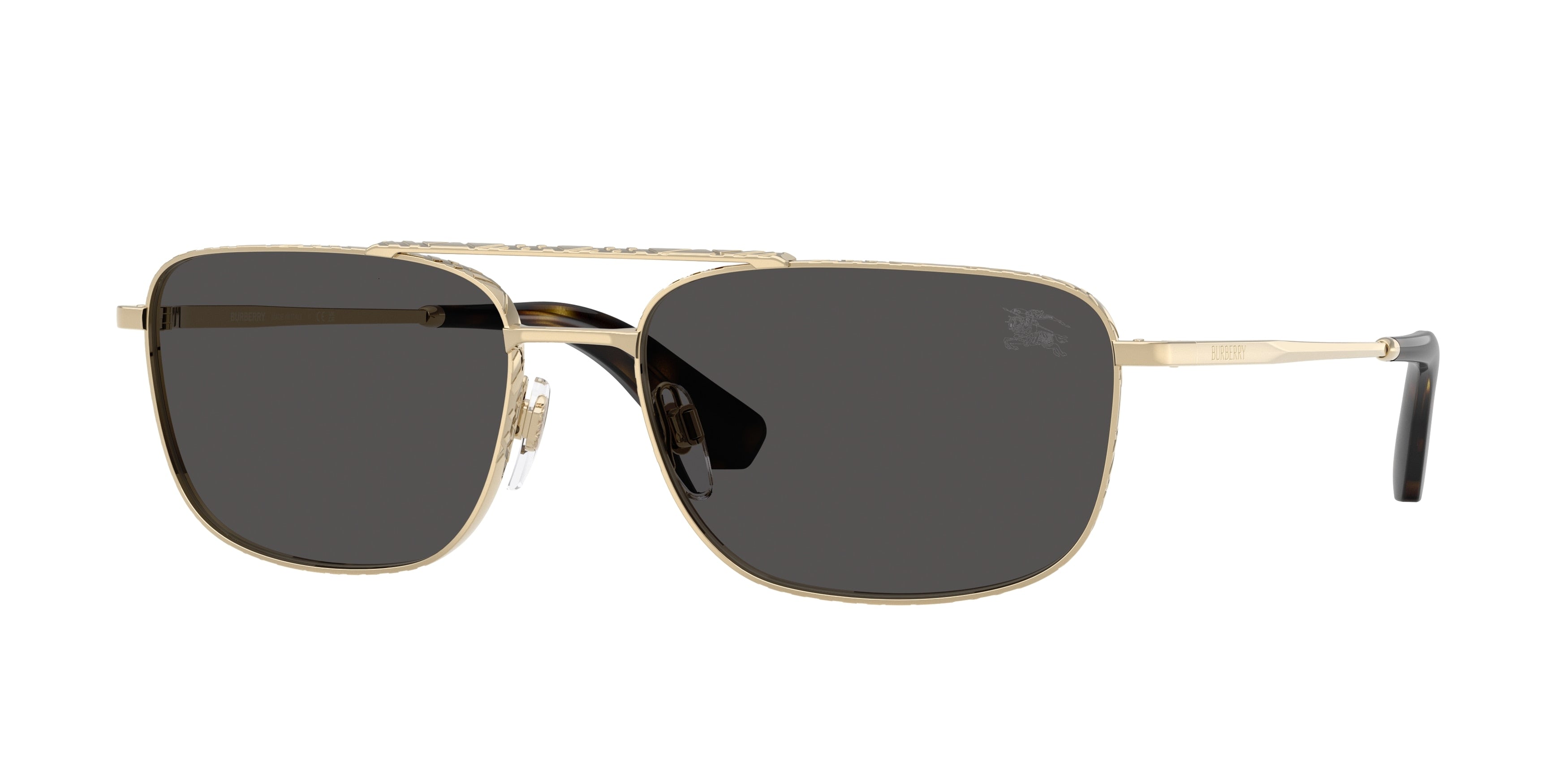 Burberry BE3170 Light Gold Dark grey sunglasses