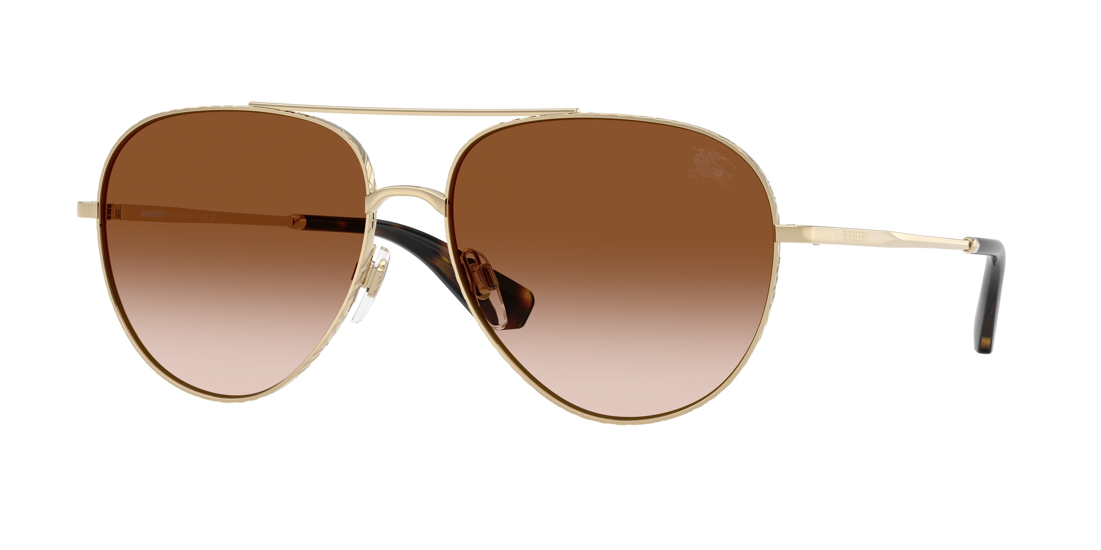 Burberry BE3172 Light Gold Brown gradient sunglasses