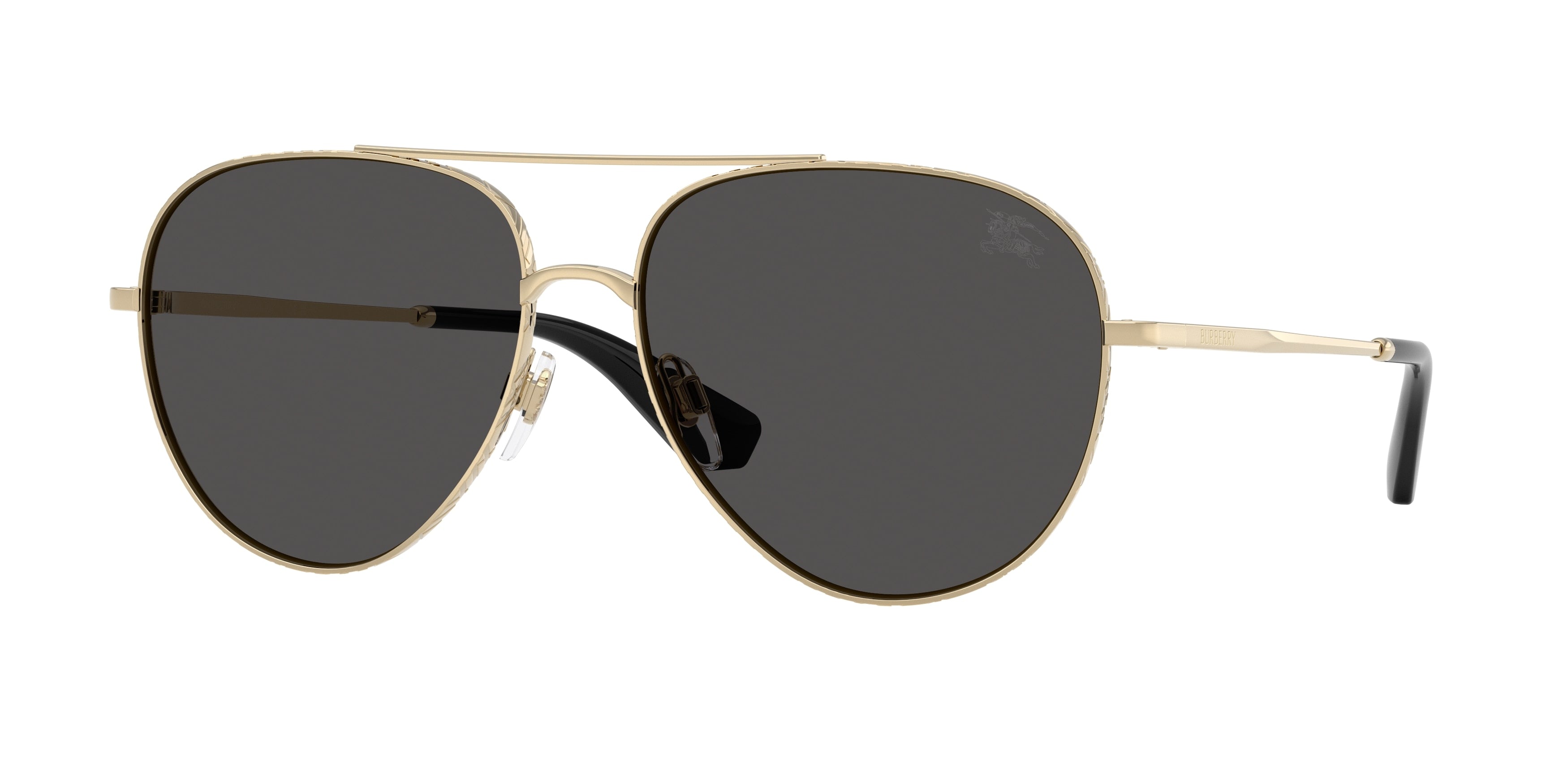 Burberry BE3172 Light Gold Dark grey sunglasses