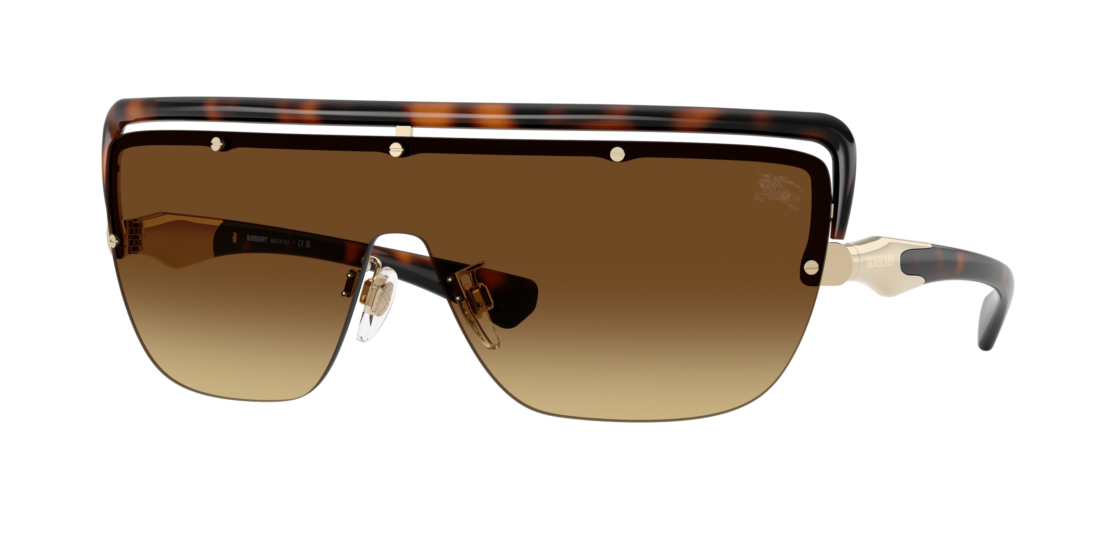 Burberry BE3175 Dark Havana Marrone sfumato sunglasses