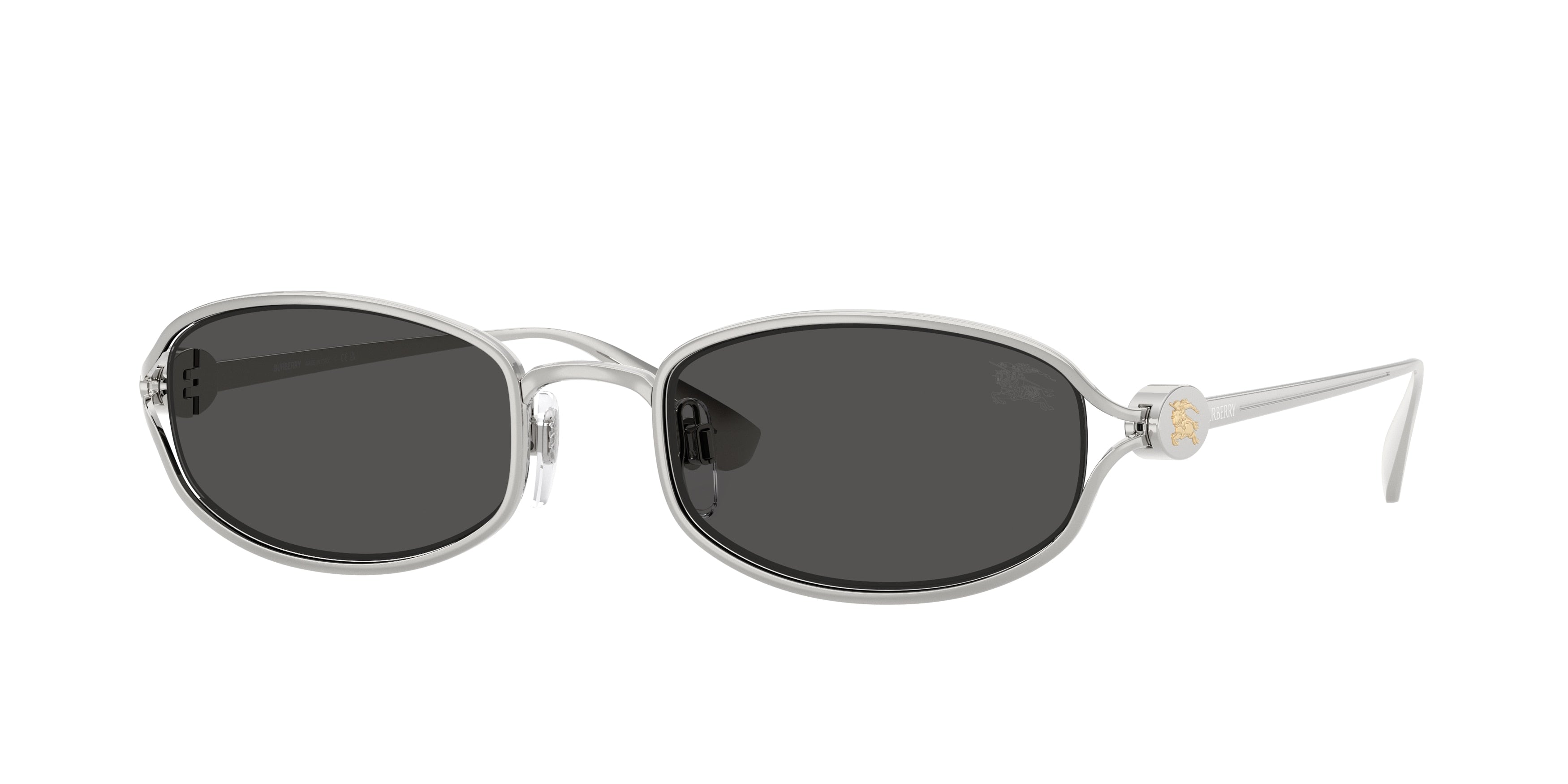 Burberry BE3177 Silver Dark grey sunglasses