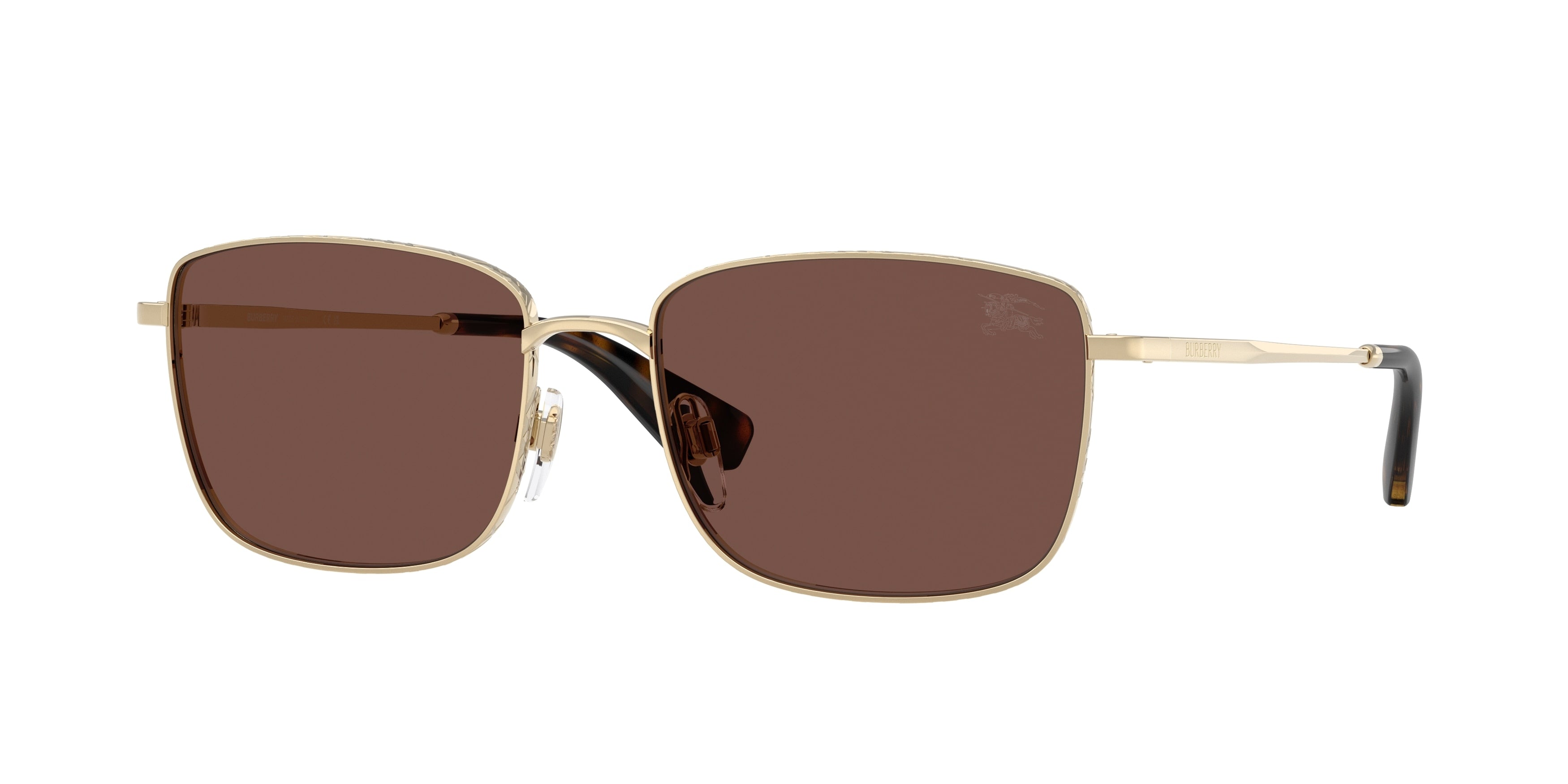 Burberry BE3178 Light Gold Black chocolate sunglasses