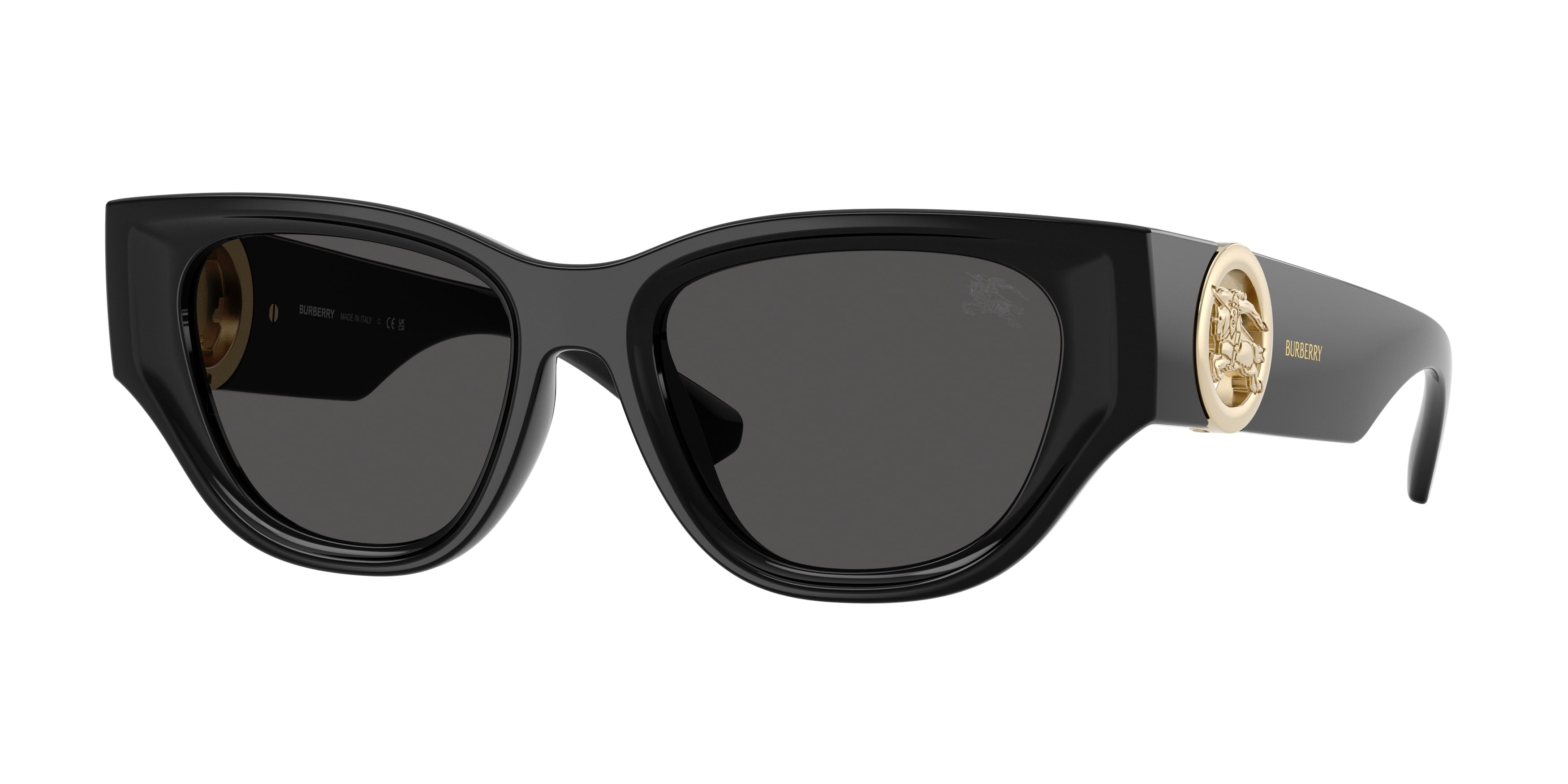 Burberry BE4467U Black Dark grey sunglasses