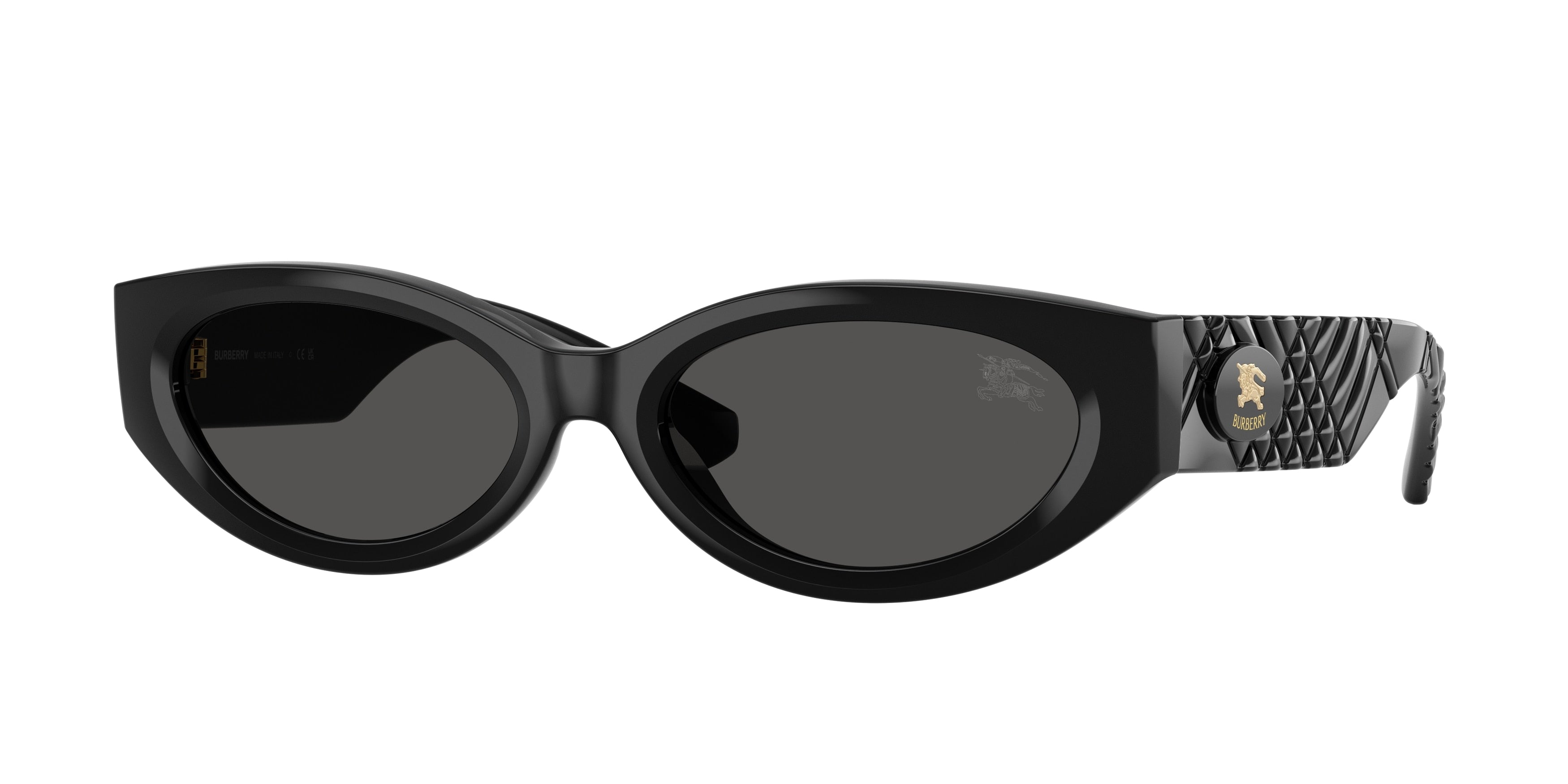 Burberry BE4505U Black Dark grey sunglasses