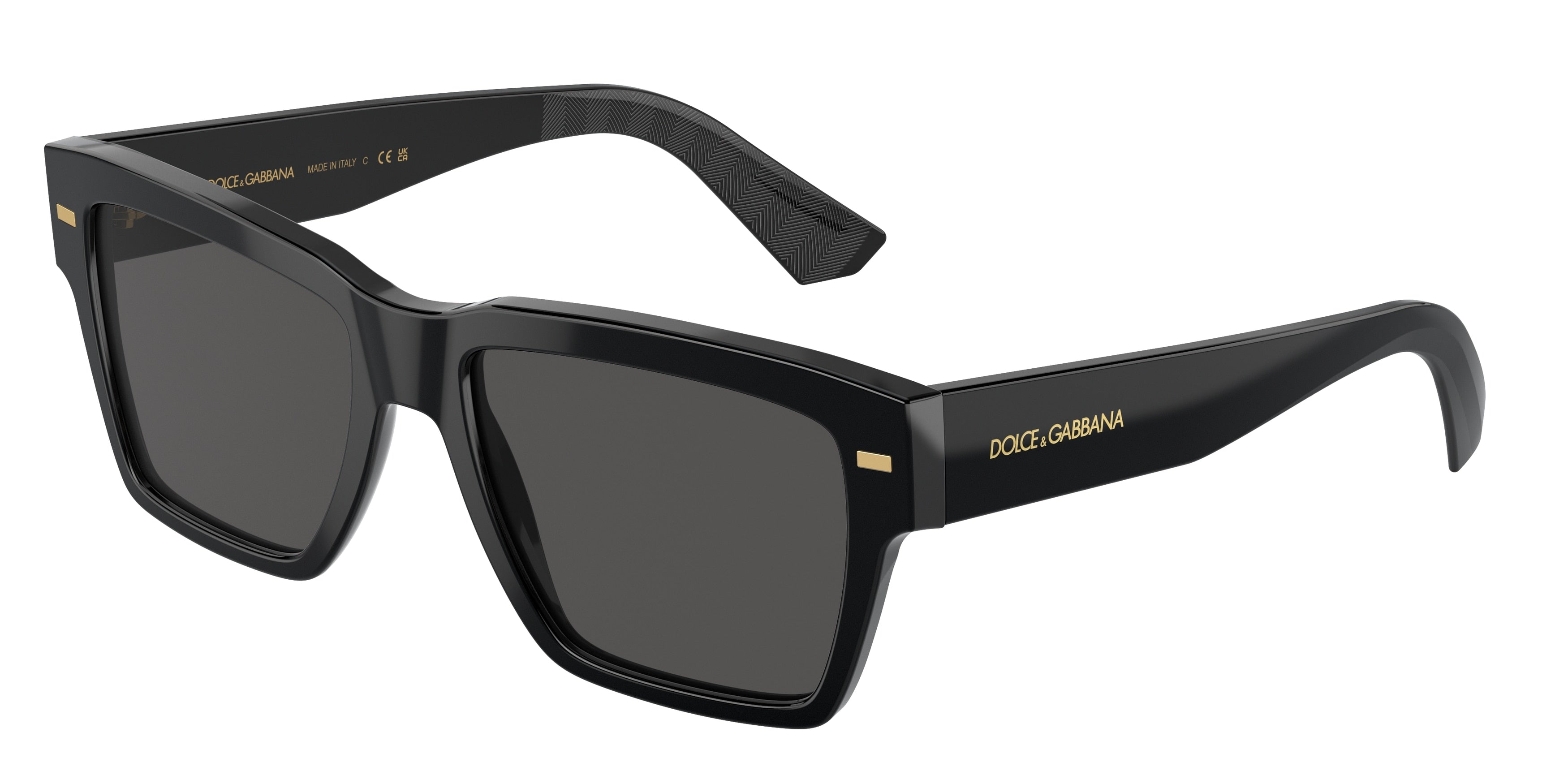 Dolce & Gabbana DG4431 Sunglasses - Black / Dark grey