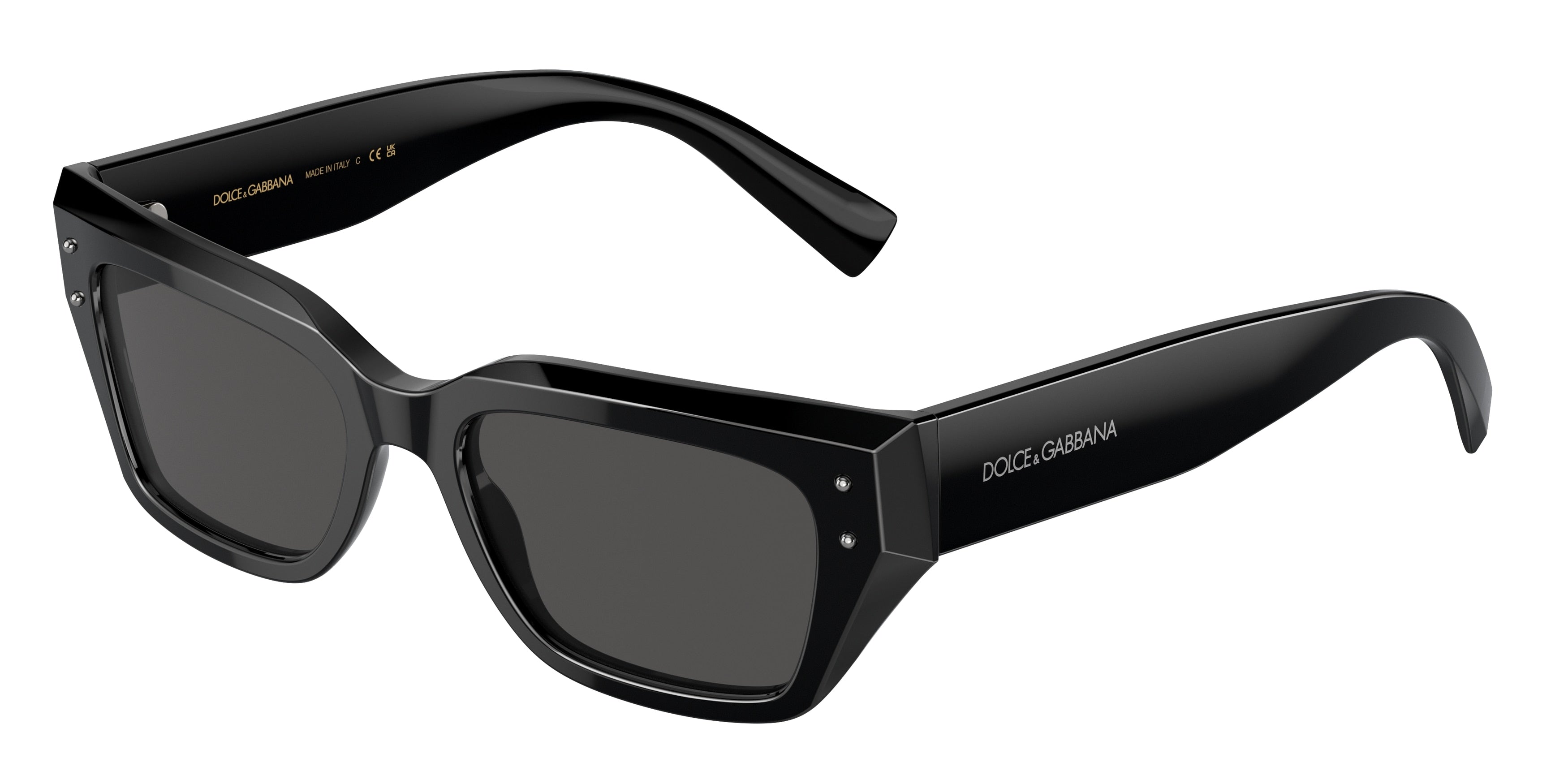Dolce & Gabbana DG4462 Sunglasses - Black / Dark grey
