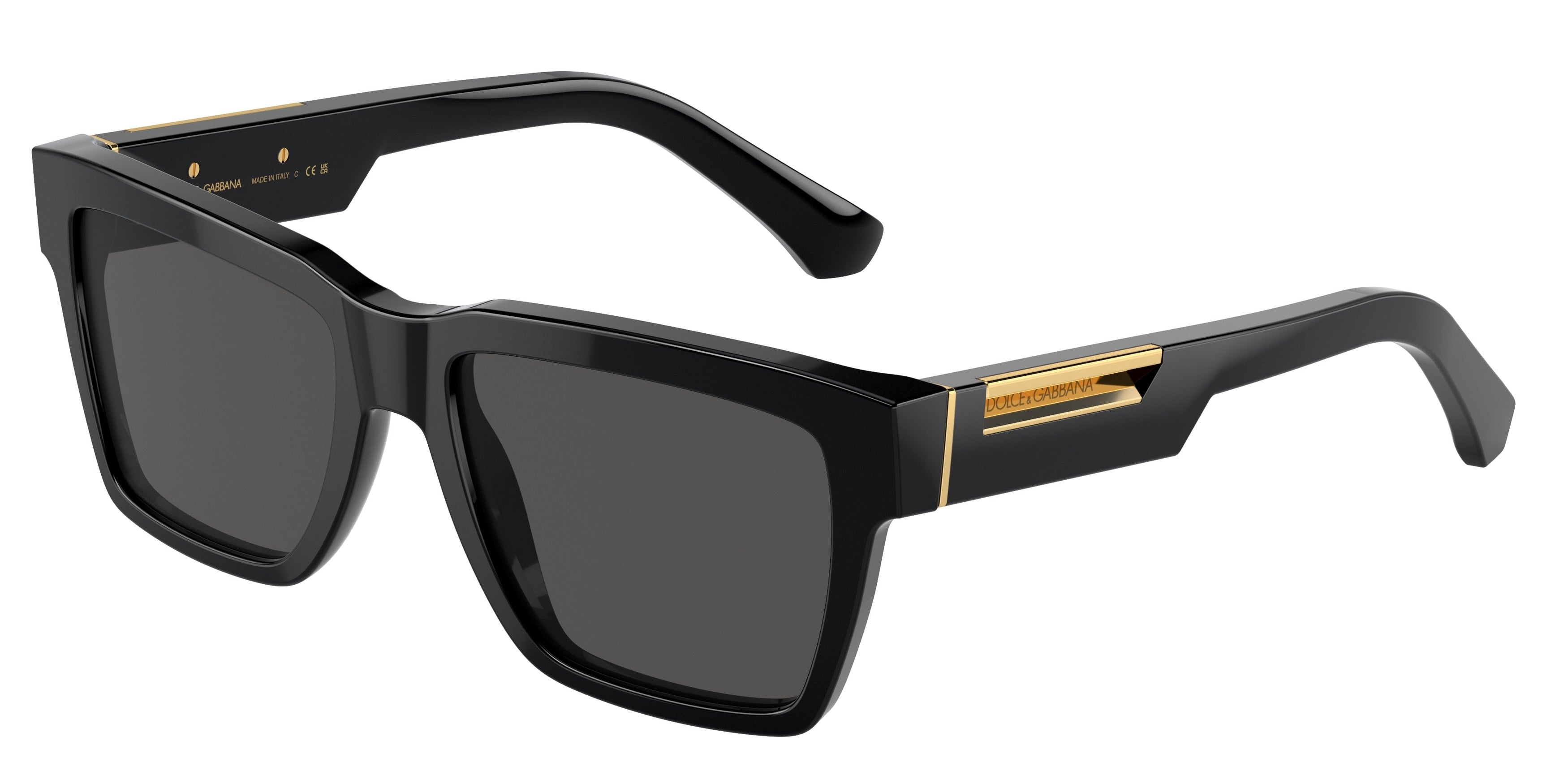 Dolce & Gabbana DG4465F Sunglasses - Black / Dark grey
