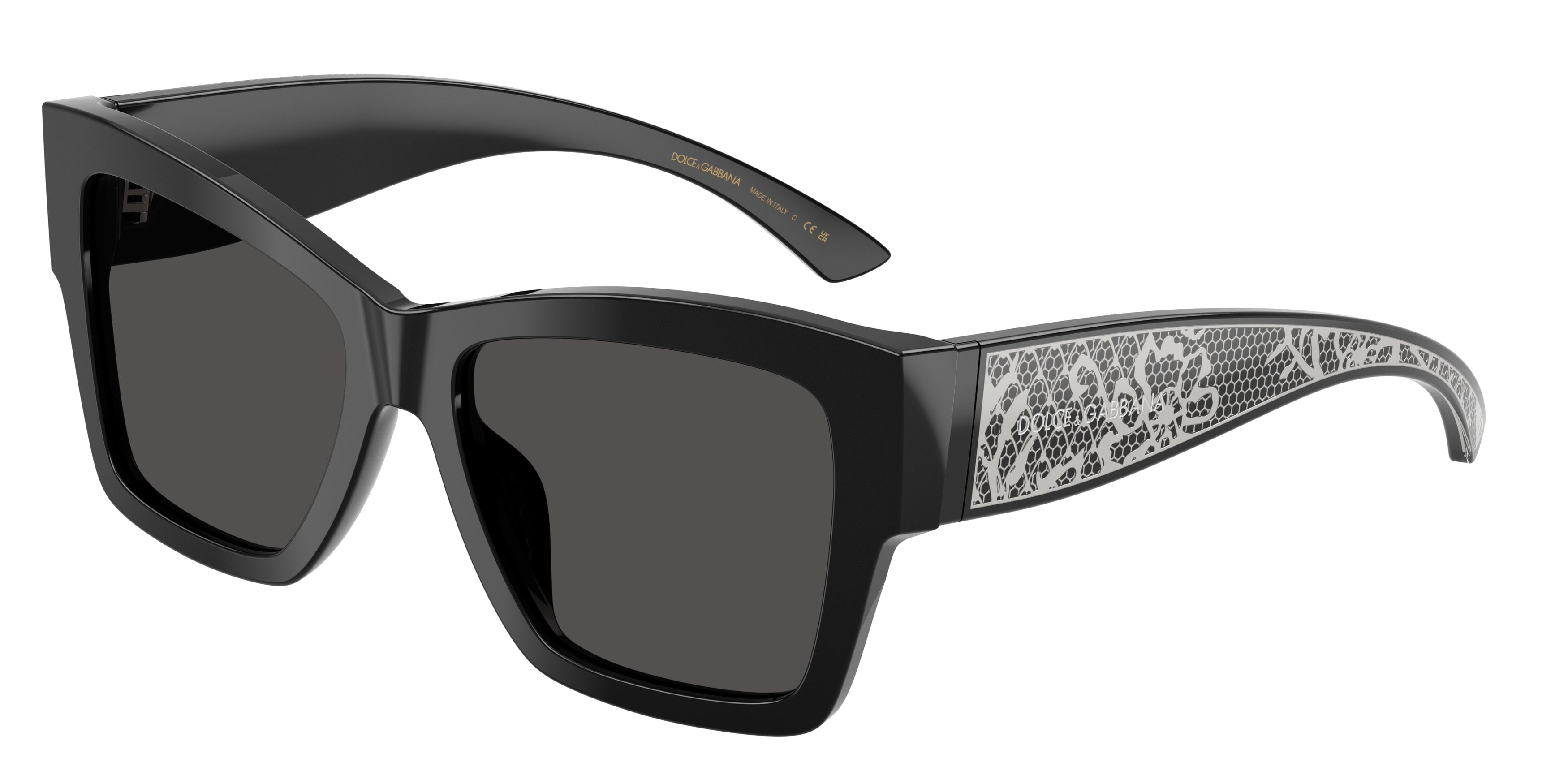 Dolce & Gabbana DG4493 Sunglasses - Black / Dark grey