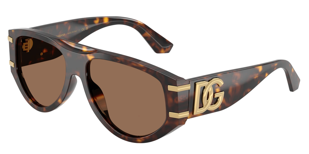 Dolce & Gabbana DG4499 Sunglasses - Havana / Dark brown