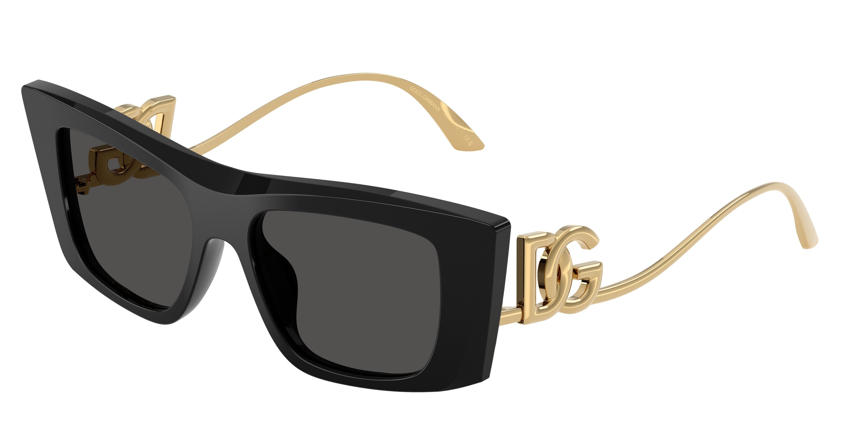 Dolce & Gabbana DG4510 Sunglasses - Black / Dark grey