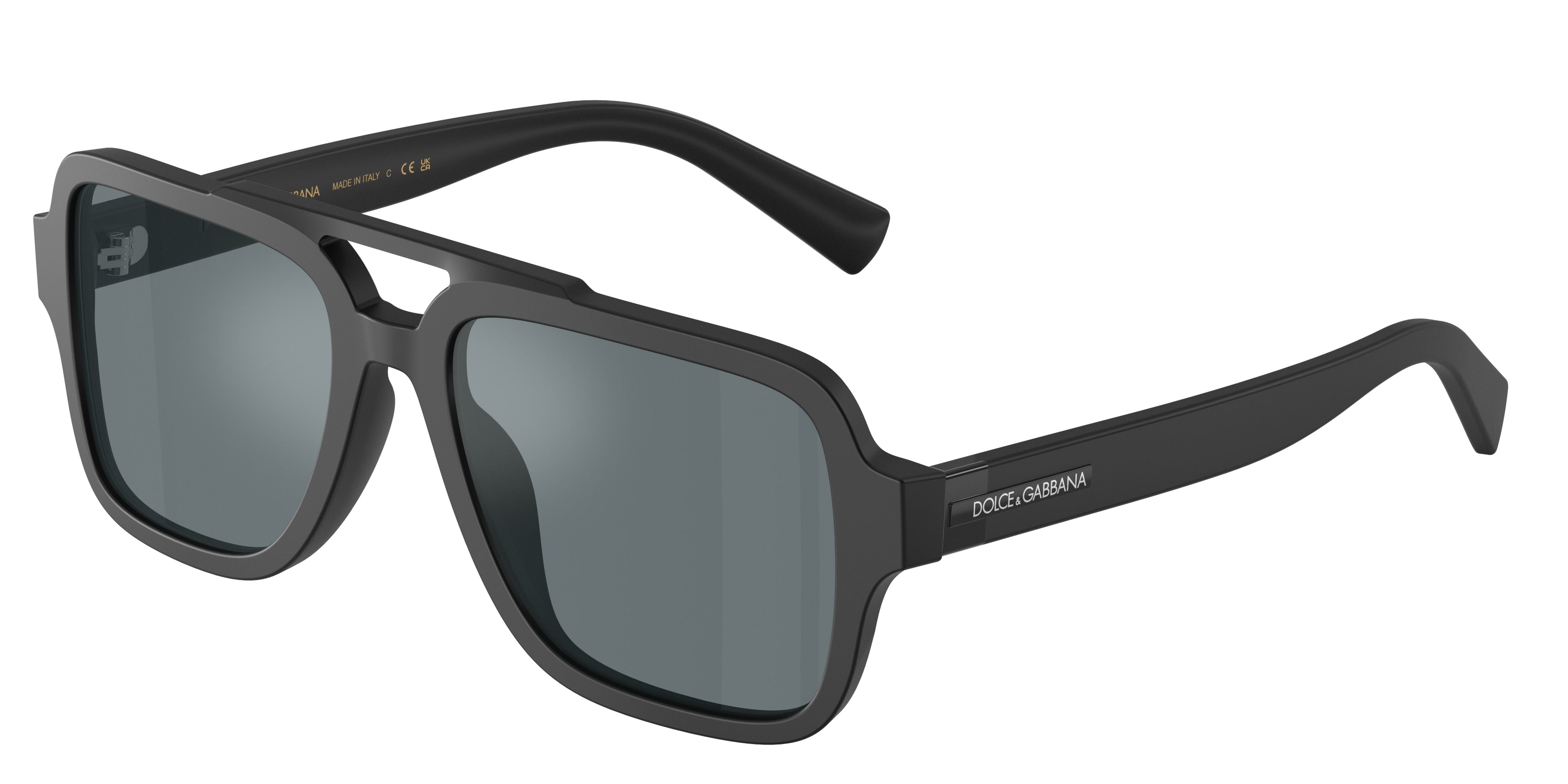 Dolce & Gabbana DG4544 Sunglasses - Matte Black / Grey mirror black