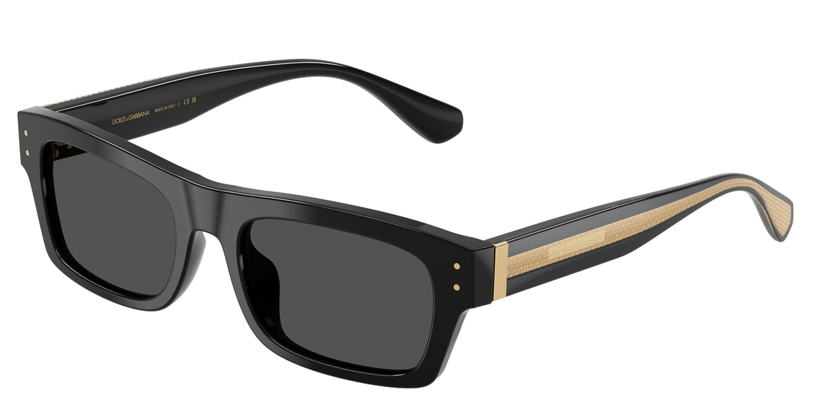 Dolce & Gabbana DG4560 Sunglasses - Black / Dark grey