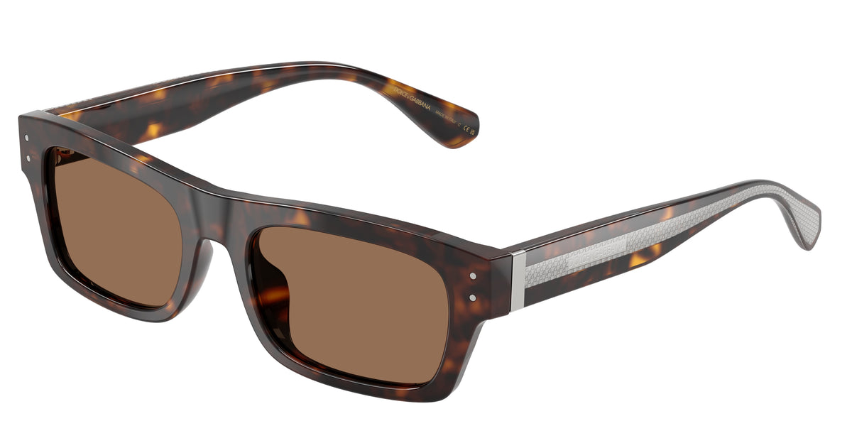 Dolce & Gabbana DG4560 Sunglasses - Havana / Dark brown