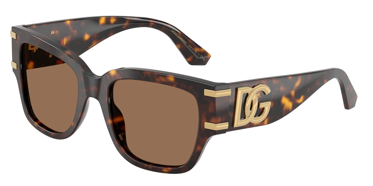 Dolce & Gabbana DG4563 Sunglasses - Havana / Dark brown