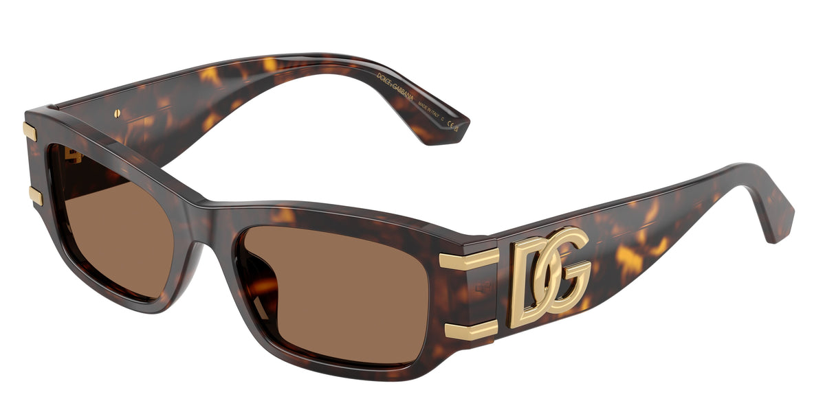 Dolce & Gabbana DG4564 Sunglasses - Havana / Dark brown
