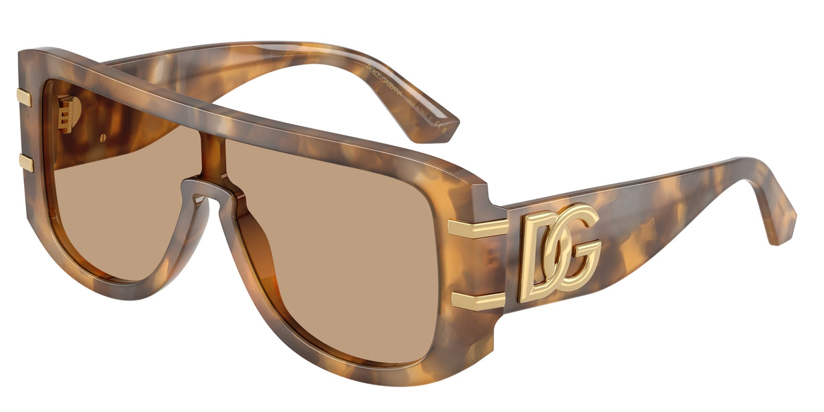 Dolce & Gabbana DG4565 Sunglasses - Yellow Havana / Light brown