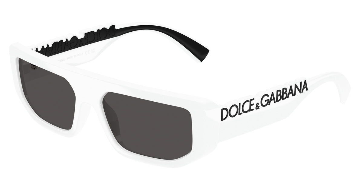 Dolce & Gabbana DG6203 Sunglasses - White / Dark grey